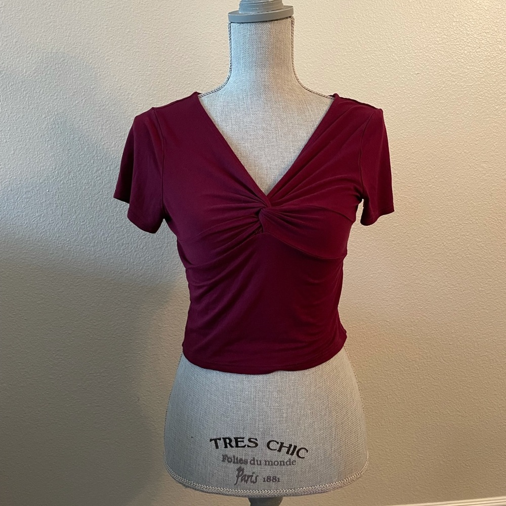 Maroon Ambiance Top